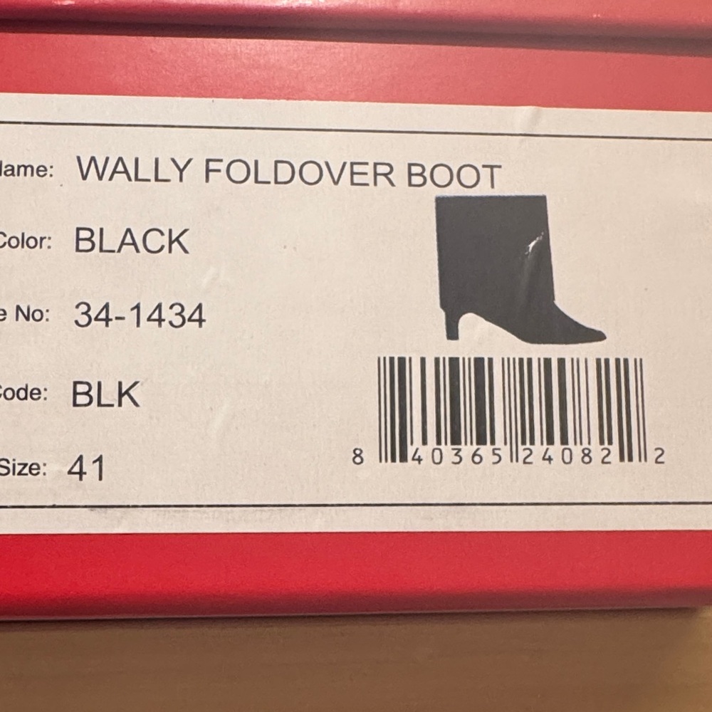 STAUD Wally Foldover Black Ankle Boot